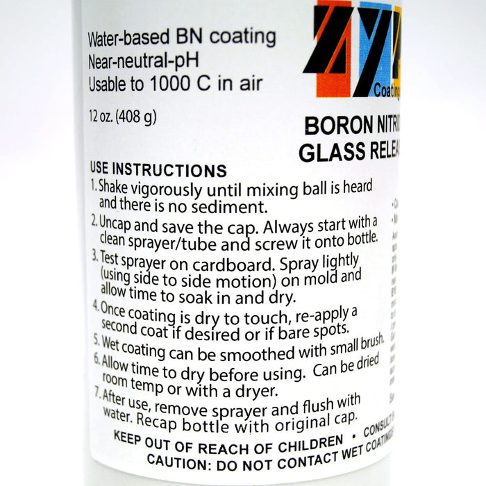 Zyp Boron Nitride Glass Release
