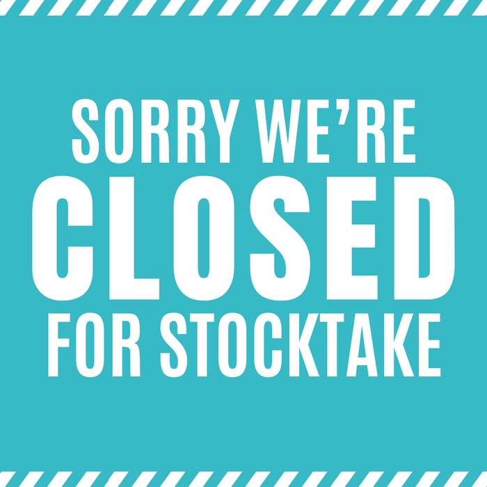 Closed for stocktake