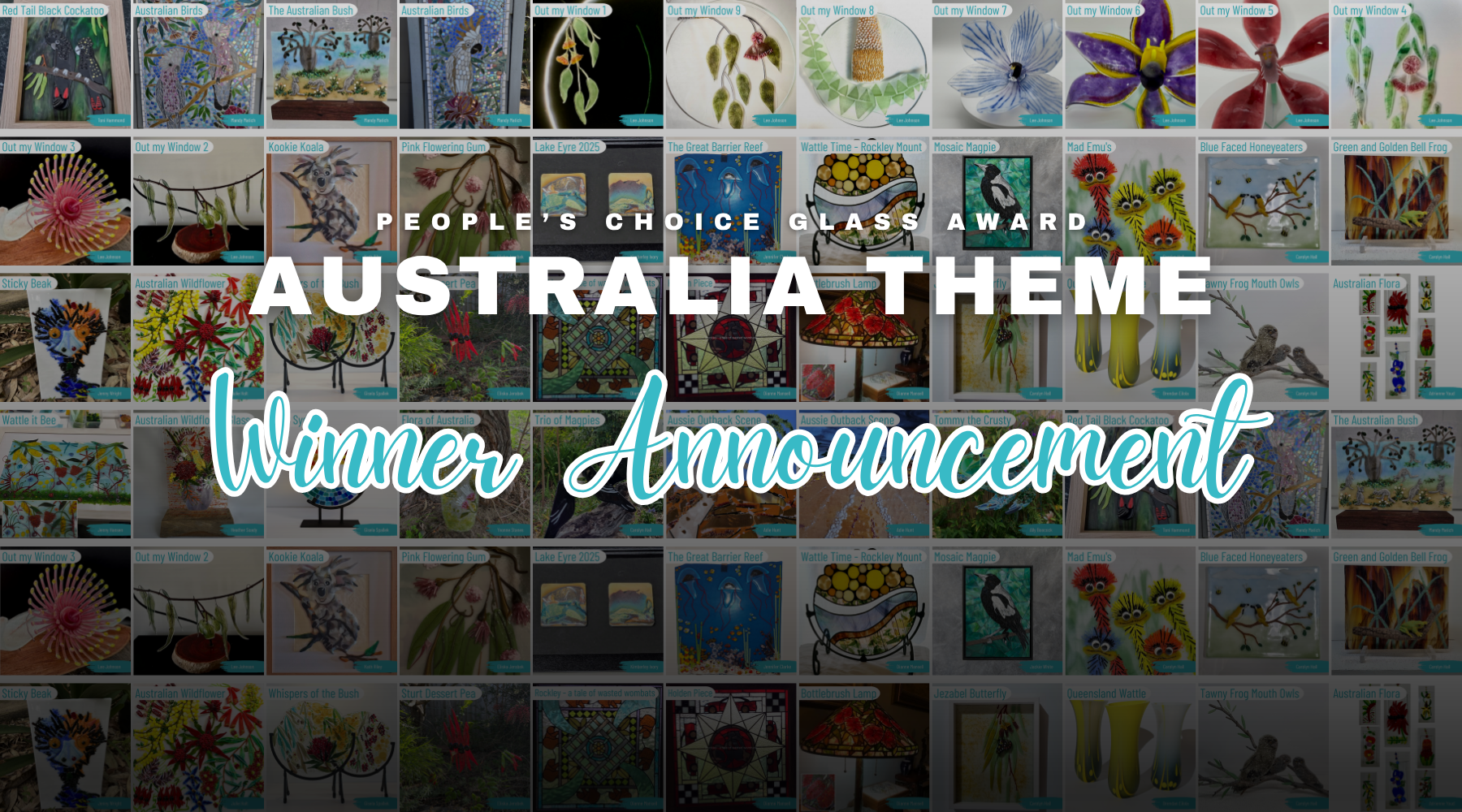 Winner Announced: Australia Theme People’s Choice Glass Award