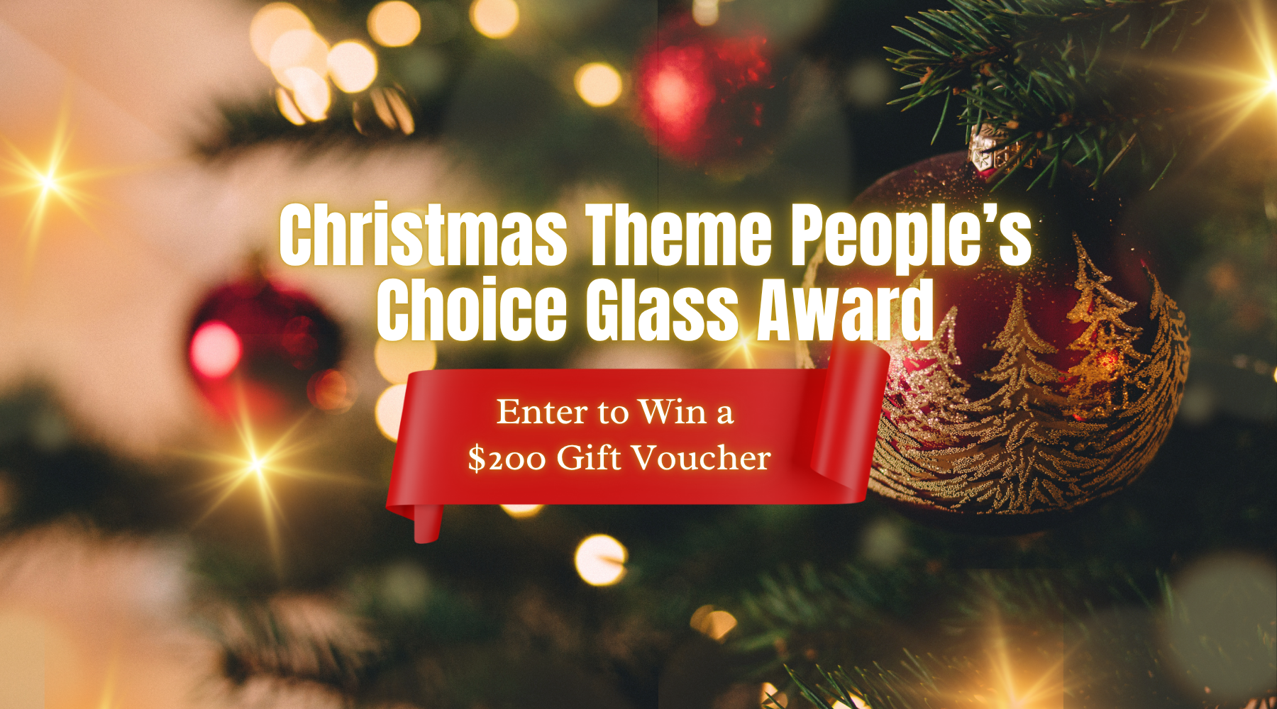 🎄 Christmas Theme People’s Choice Glass Award