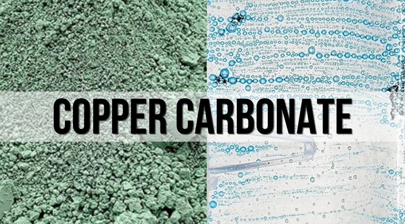 Fused Glass with Copper Carbonate