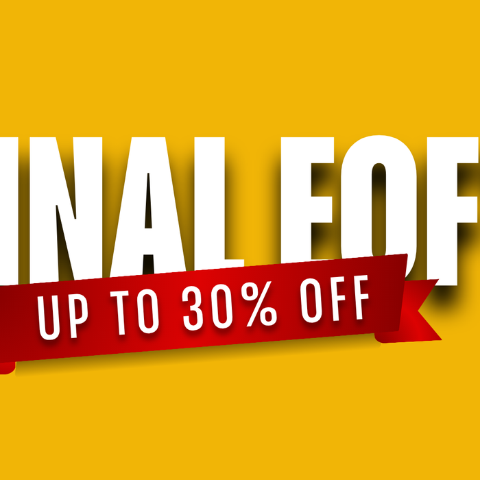 FINAL EOFY SALE: LAST DAYS!