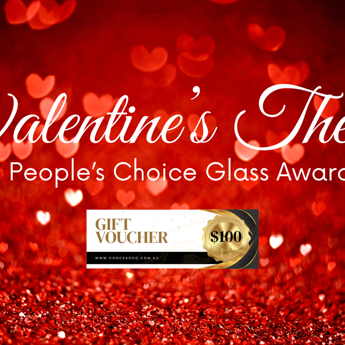 Valentine’s Theme People’s Choice Glass Award 💖