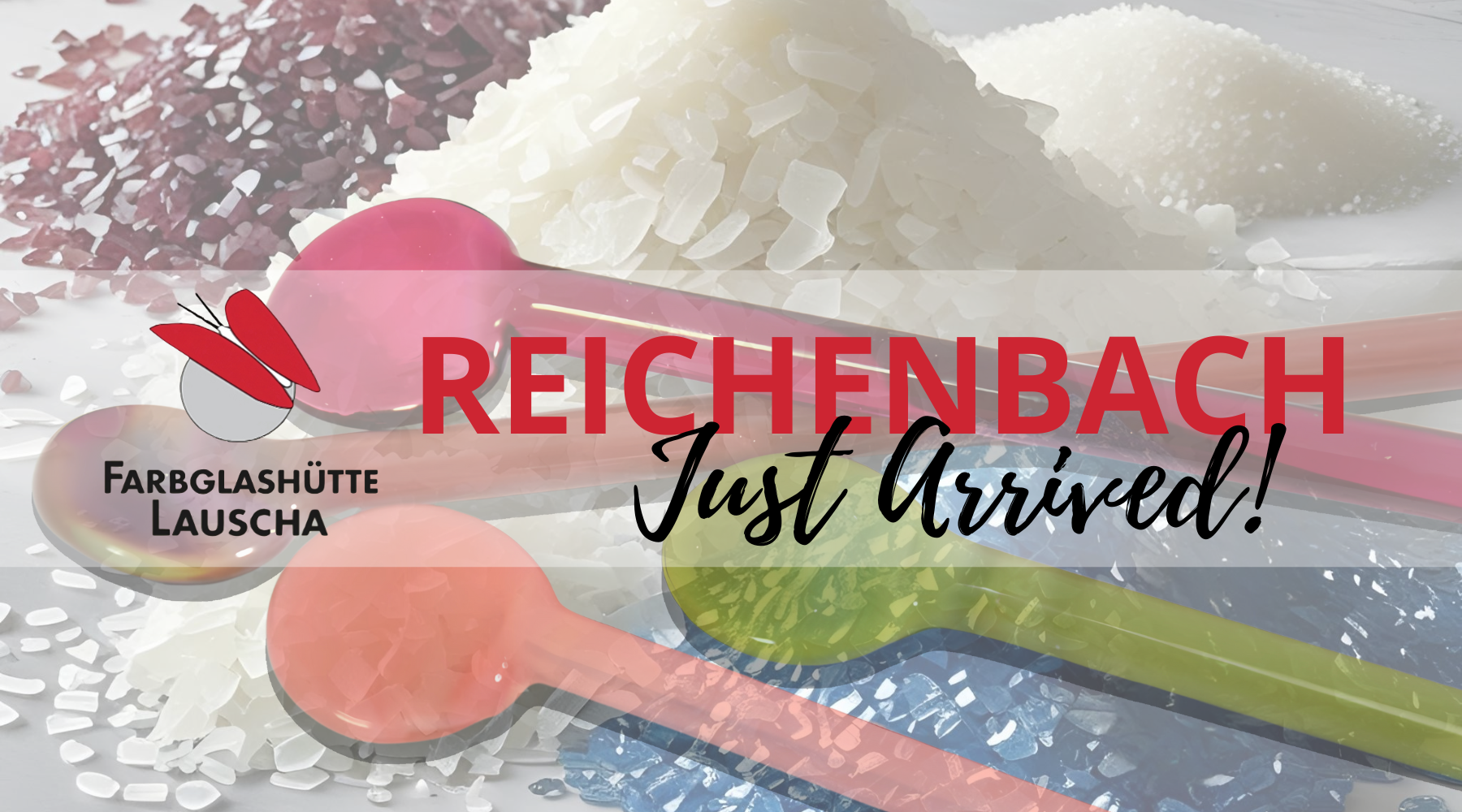 Reichenbach Glass Frit and Rods Now in Stock at Chockadoo