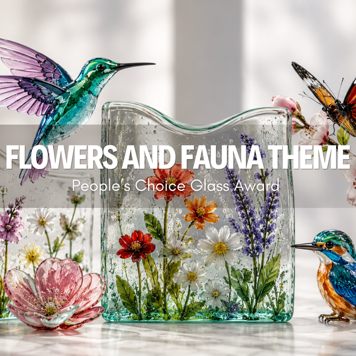 🌸 Flowers and Fauna Theme People's Choice Glass Award