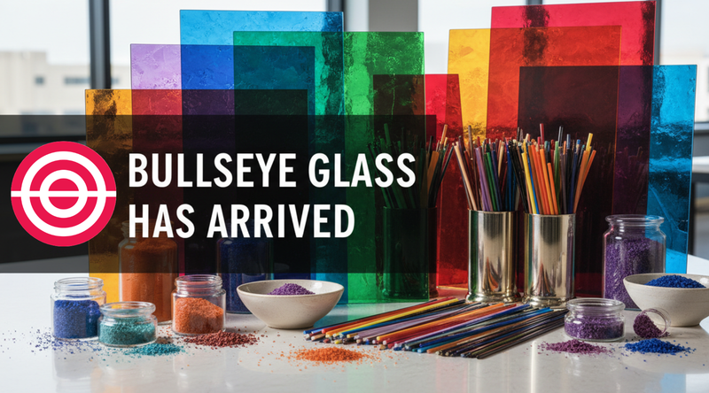 Bullseye Glass Has Arrived