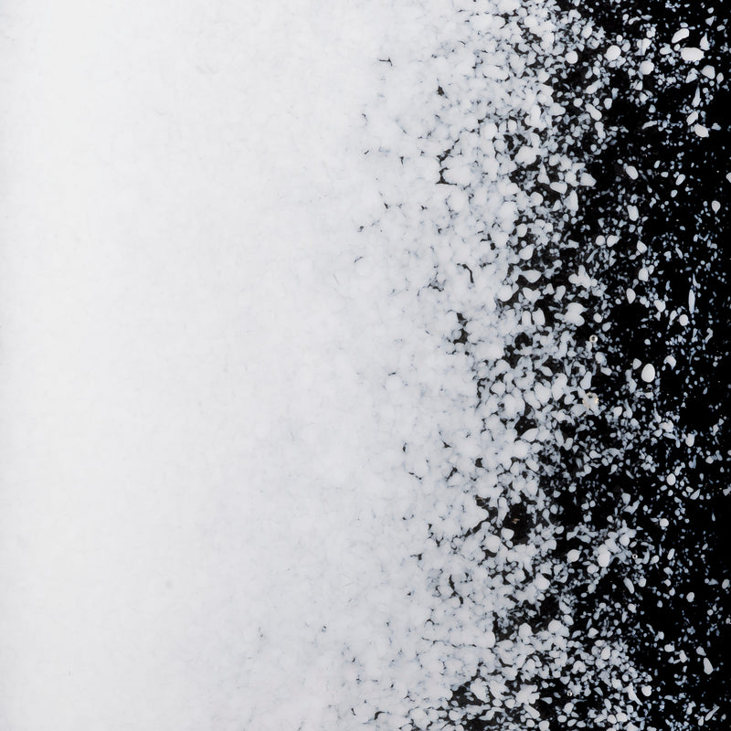 White Opaque Bullseye Frit 013