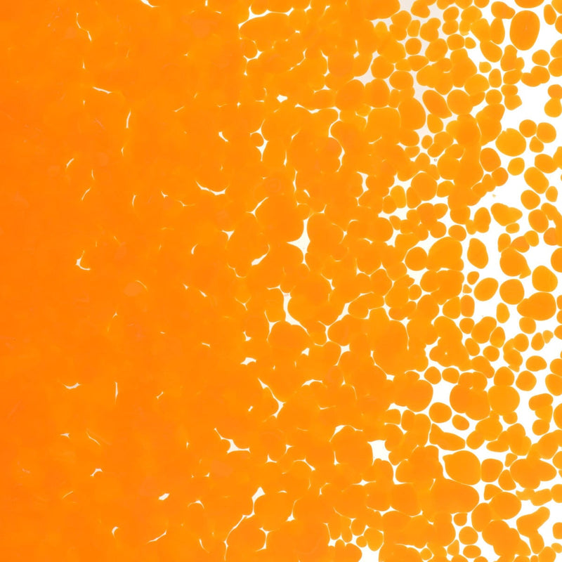 Tangerine Orange Striker Opaque Bullseye Medium Frit 025