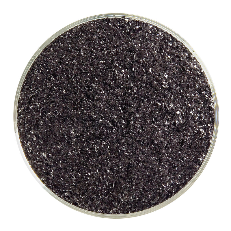 Black Opaque Bullseye Fine Frit 100