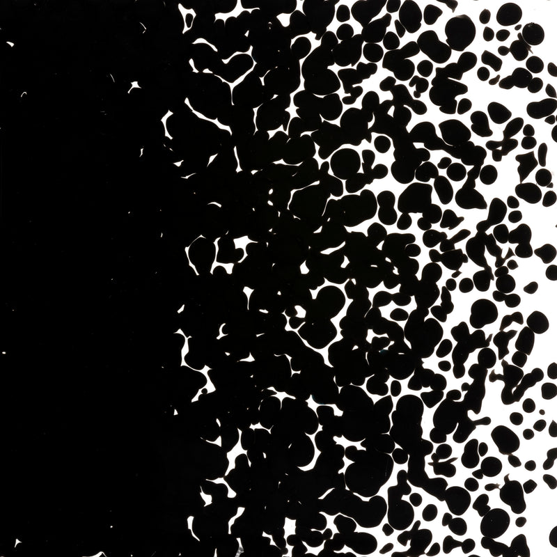 Black Opaque Bullseye Medium Frit 100