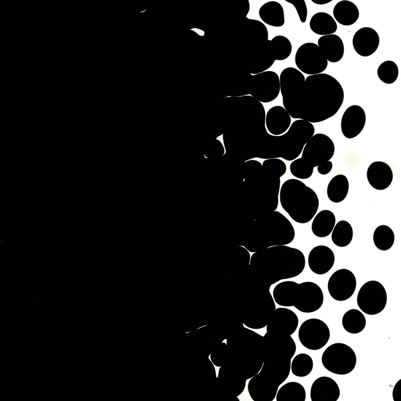 Black Opaque Bullseye Coarse Frit 100