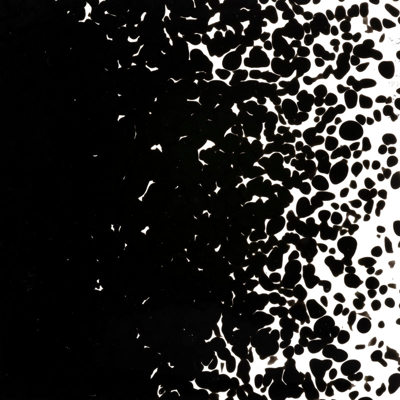 Stiff Black Opaque Bullseye Frit 101