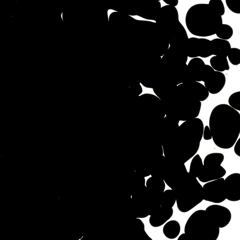 Stiff Black Opaque Bullseye Frit 101