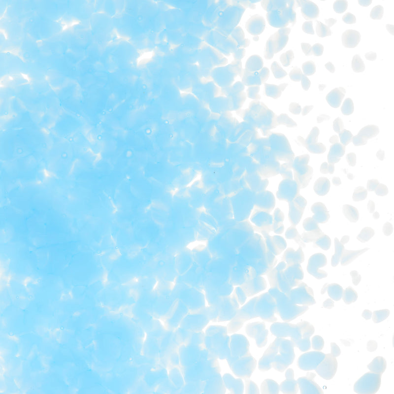 Glacier Blue Opaque Bullseye Frit 104