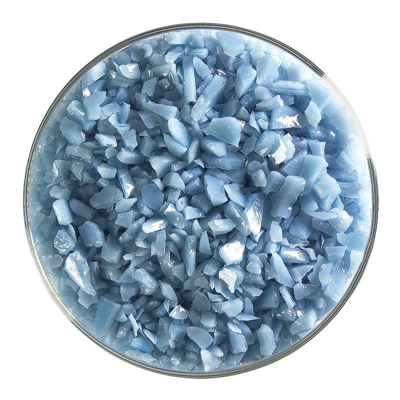 Powder Blue Opaque Bullseye Frit 108