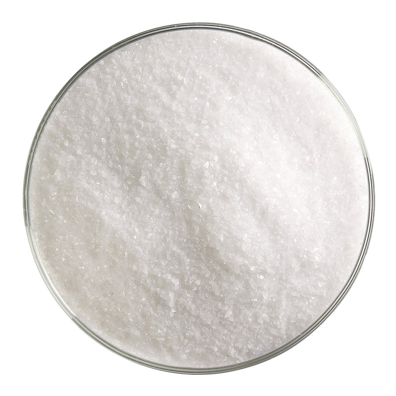 White Opaque Bullseye Frit 113