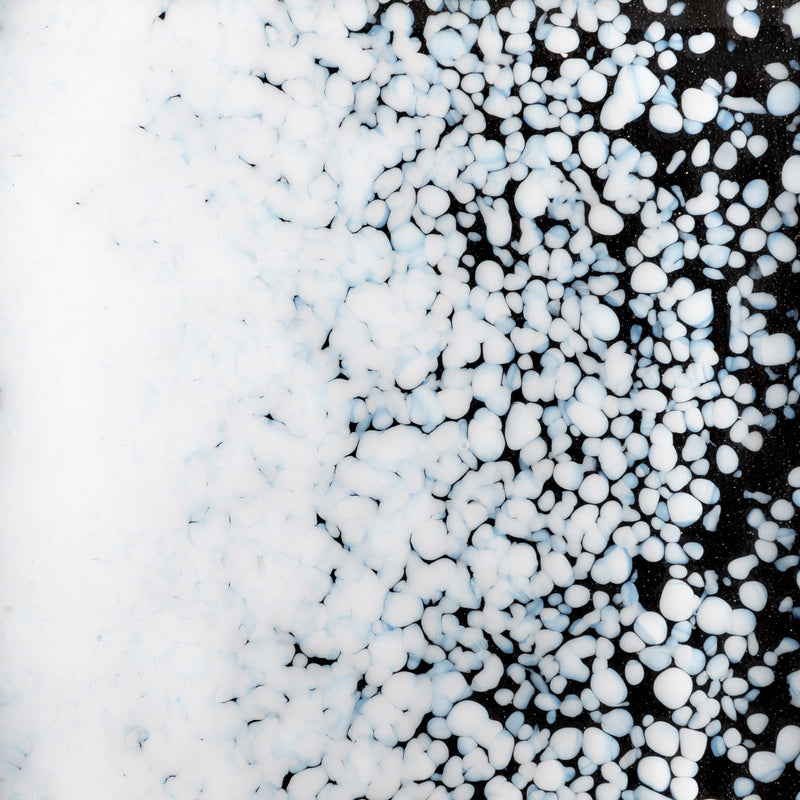 White Opaque Bullseye Frit 113