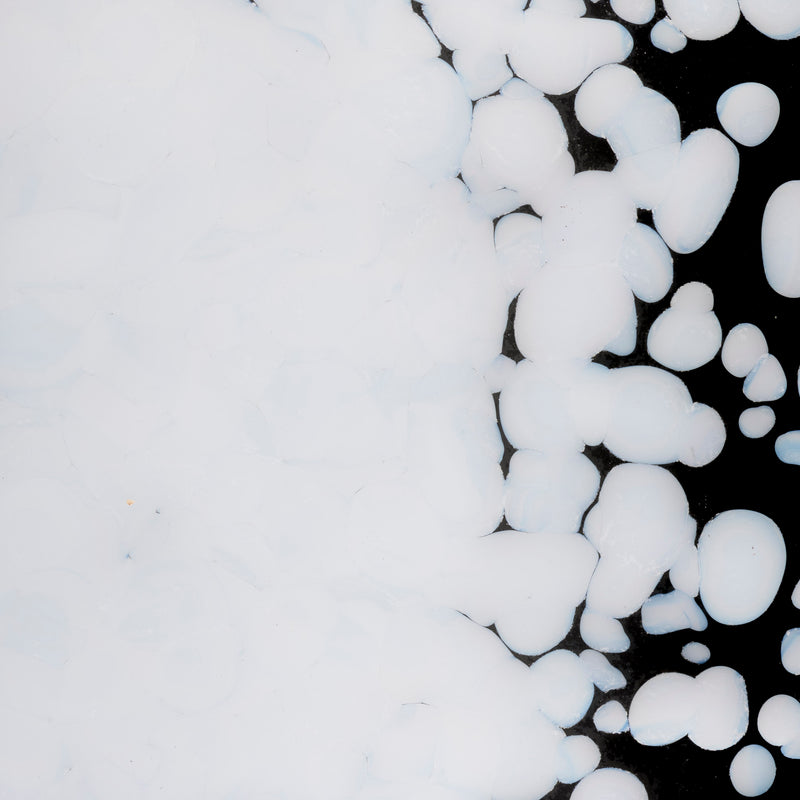 White Opaque Bullseye Frit 113