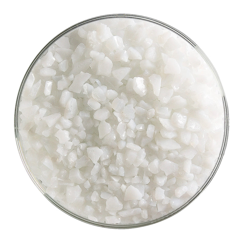 White Opaque Bullseye Frit 113