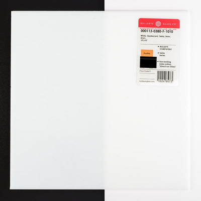 White Tekta Opaque Bullseye Sheet 113 3MM