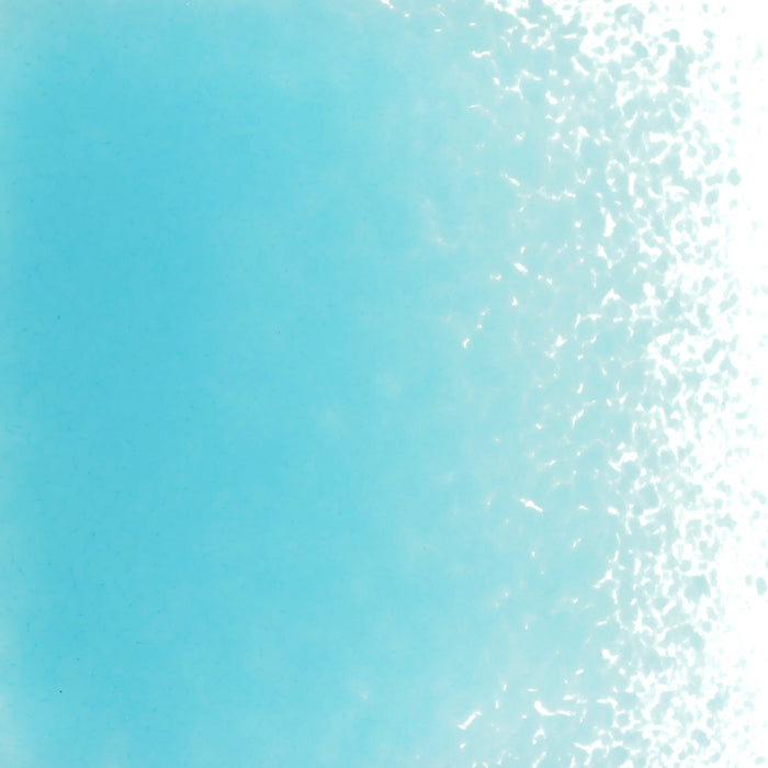Turquoise Blue Opaque Bullseye Frit 116