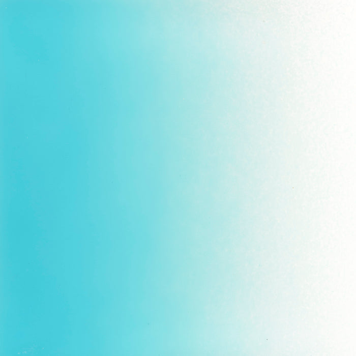 Turquoise Blue Opaque Bullseye Frit 116