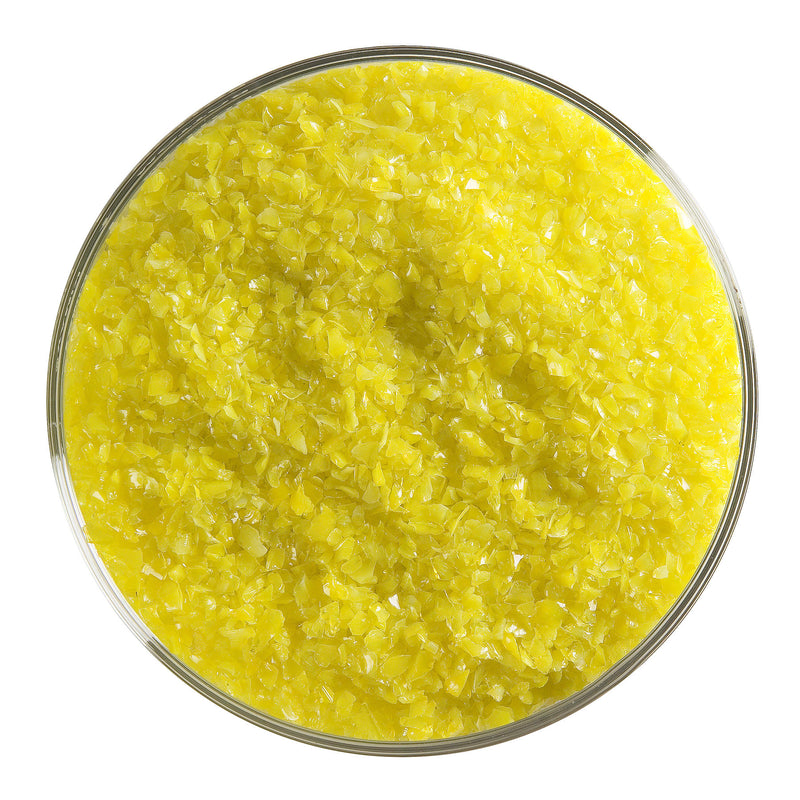 Canary Yellow Striker Opaque Bullseye Medium Frit 120