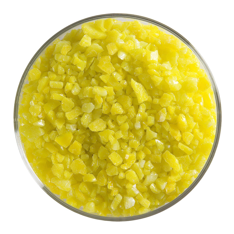 Canary Yellow Striker Opaque Bullseye Coarse Frit 120