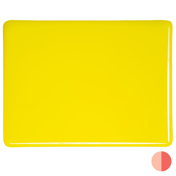 Canary Yellow Striker Opaque Bullseye 120 2mm Half Sheet