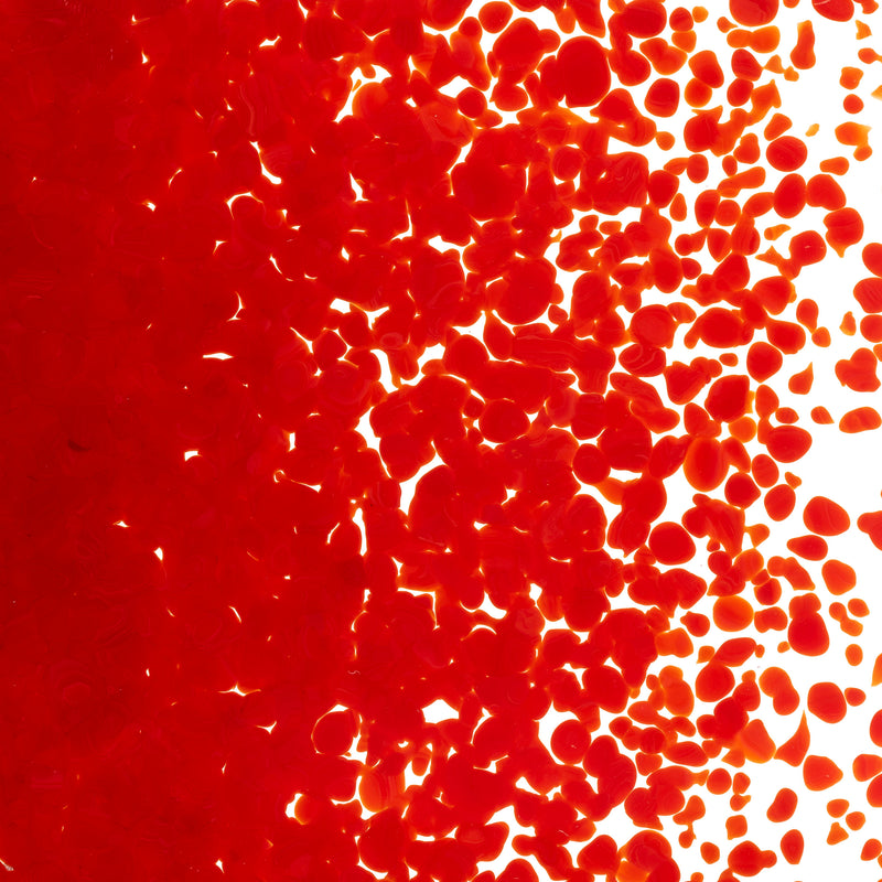 Red Striker Opaque Bullseye Frit  124