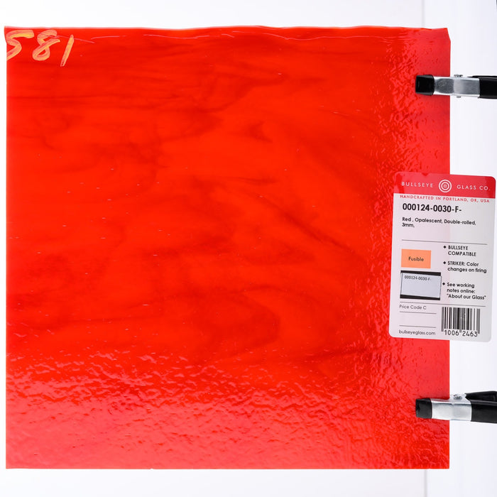 Red Striker Opaque Bullseye Sheet 124 3MM