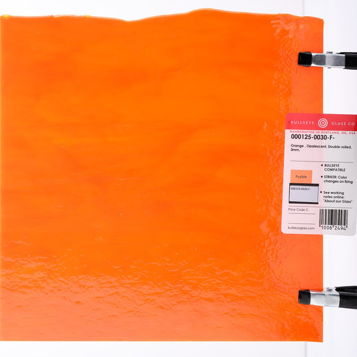 Orange Striker Opaque Bullseye Sheet 125 3MM