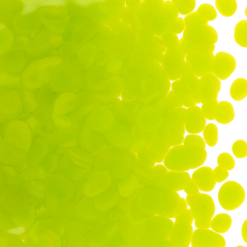 Spring Green Striker Opaque Bullseye Frit 126