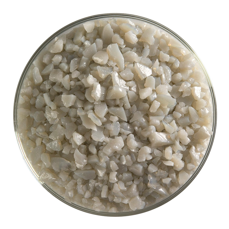 Driftwood Grey Opaque Bullseye Coarse Frit 132