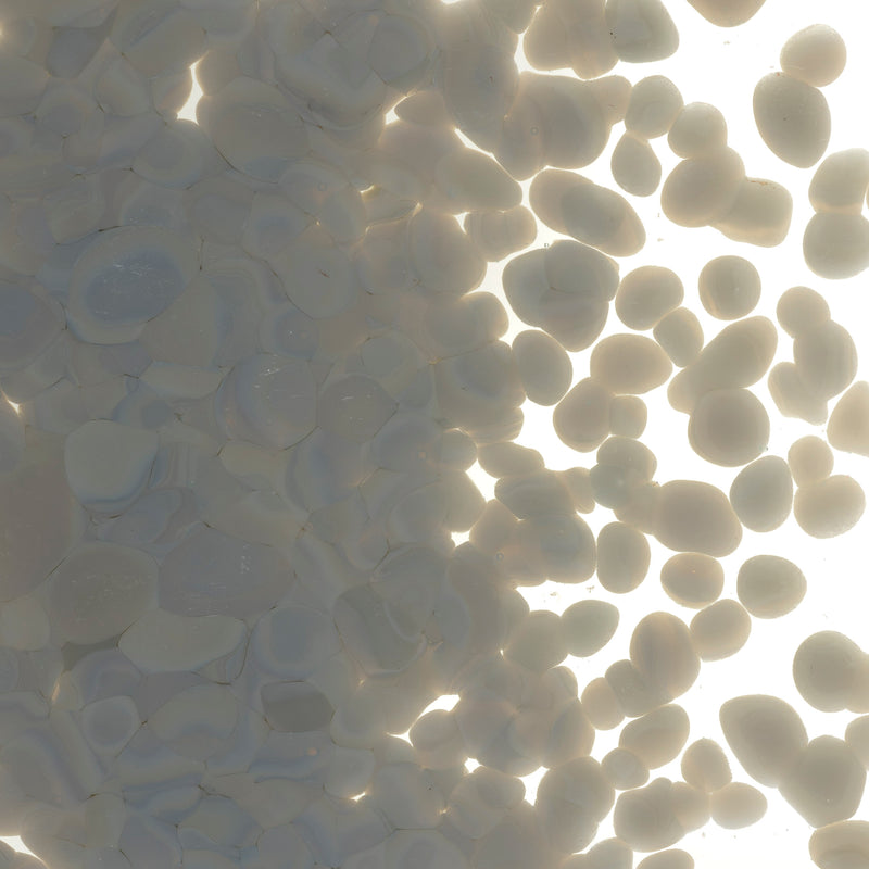 Deco Grey Opaque Bullseye Coarse Frit 136