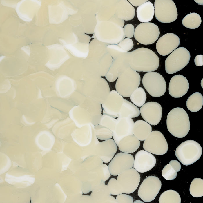 French Vanilla Striker Opaque Bullseye Coarse Frit 137