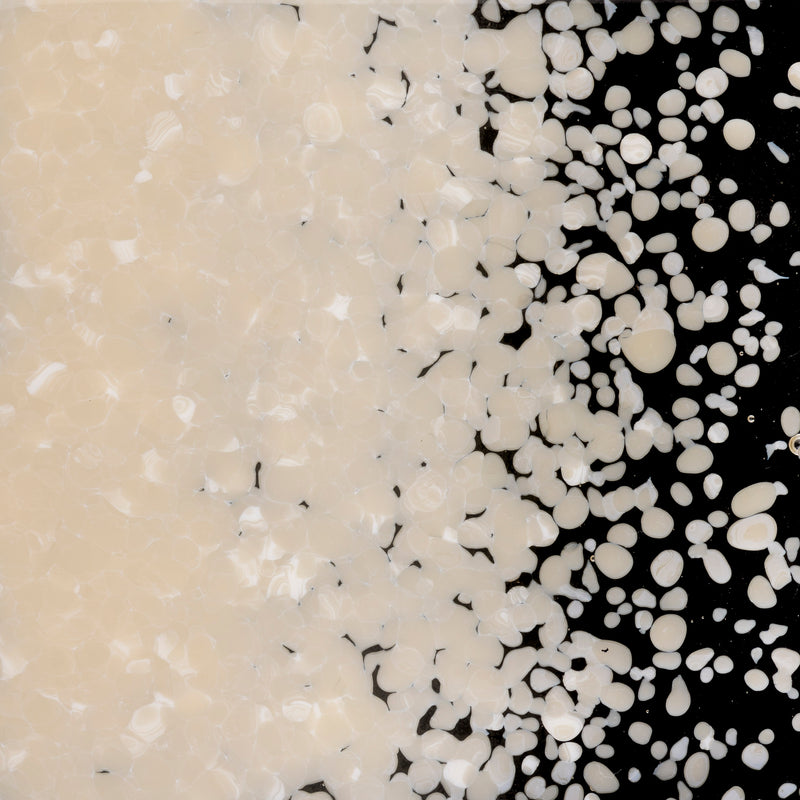 Marzipan Striker Opaque Bullseye Frit 138