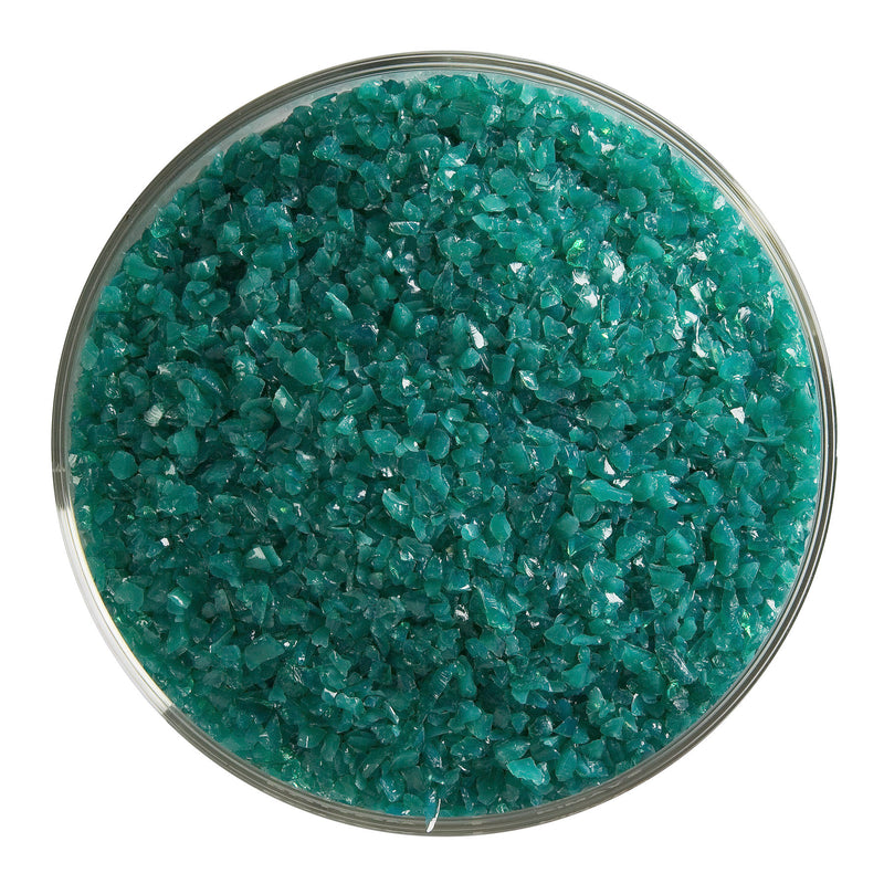 Teal Green Opaque Bullseye Frit 144