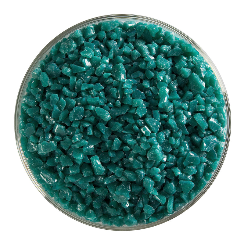Teal Green Opaque Bullseye Frit 144