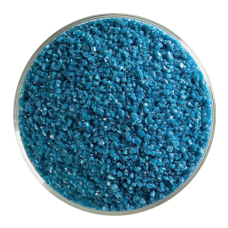 Steel Blue Opaque Bullseye Frit 146