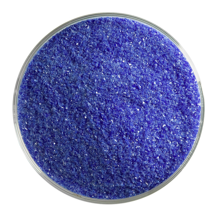 Deep Cobalt Blue Opal Bullseye Frit