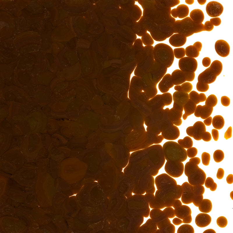 Woodland Brown Striker Opaque Bullseye Frit 203