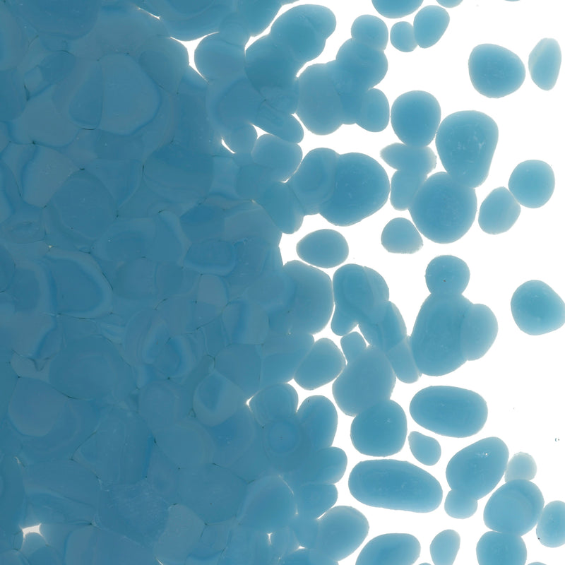 Dusty Blue Opaque Bullseye Frit 208