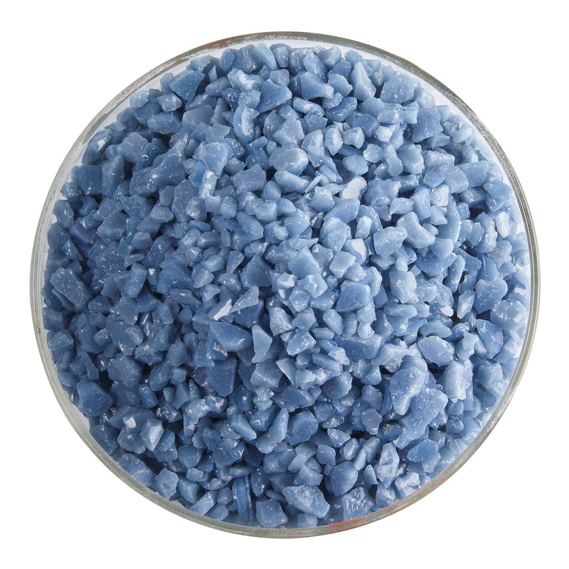 Dusty Blue Opaque Bullseye Frit 208