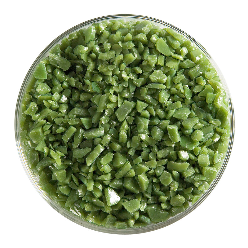 Olive Green Opaque Bullseye Coarse Frit 212
