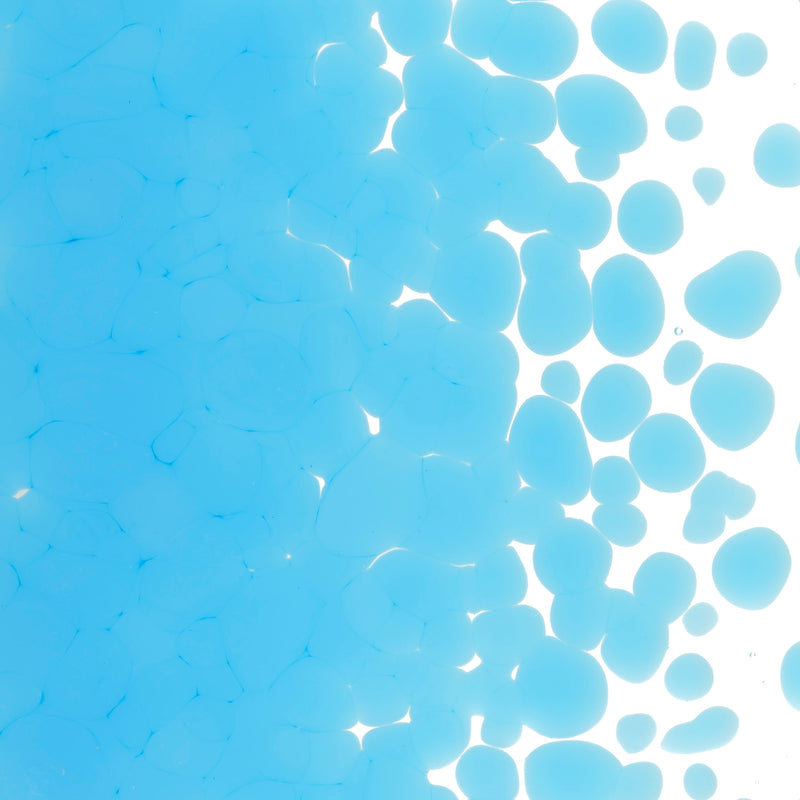 Light Cyan Opaque Bullseye Coarse Frit 216