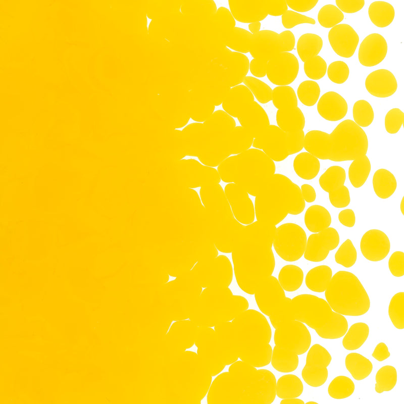 Sunflower Yellow Striker Opaque Bullseye Frit 220