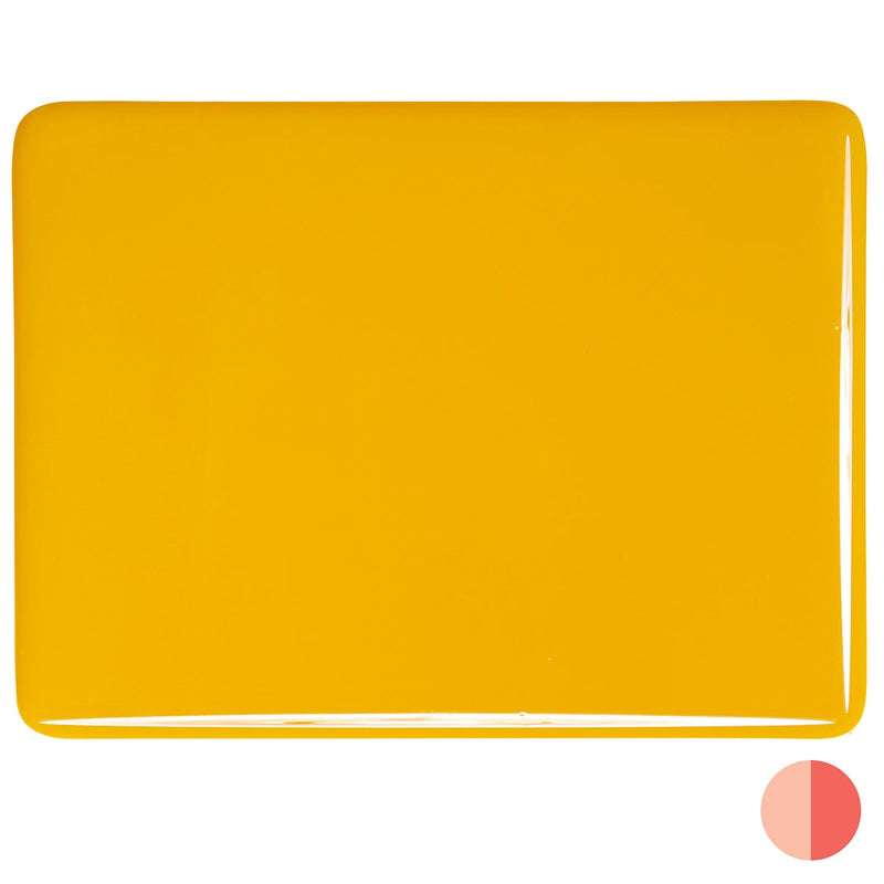 Sunflower Yellow Striker Opaque Bullseye Half Sheet 220