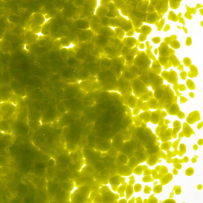 Avocado Green Opaque Bullseye Medium Frit 222