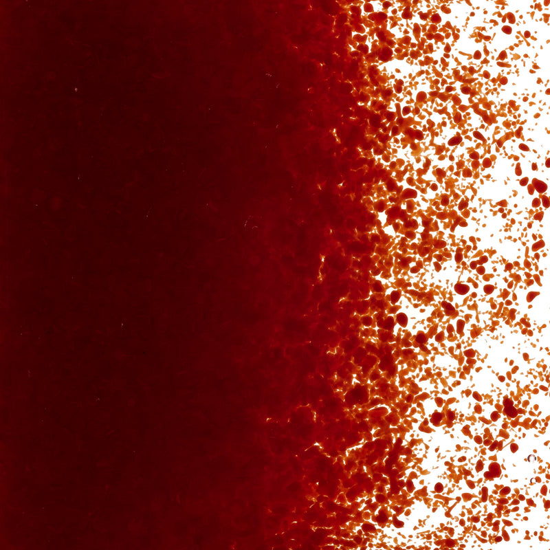 Deep Red Striker Opaque Bullseye Frit 224
